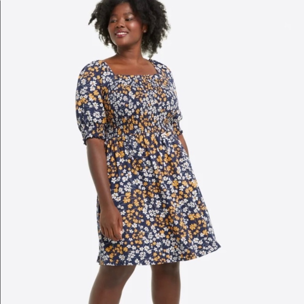 XS Draper James Jo Dee Dress In Fall Field Dress